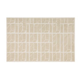 Luxury handmade tufted gun stitch carpet (Cream Top)